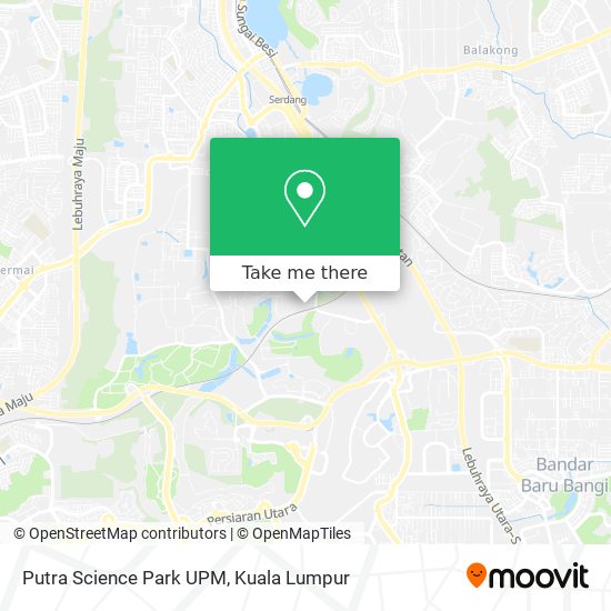 Peta Putra Science Park UPM
