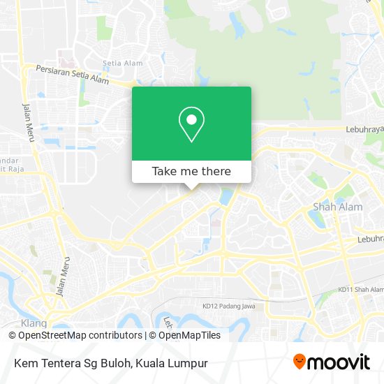 Kem Tentera Sg Buloh map