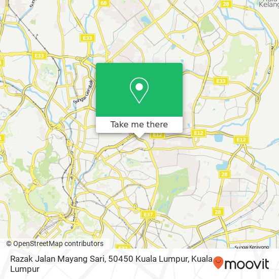 Razak Jalan Mayang Sari, 50450 Kuala Lumpur map