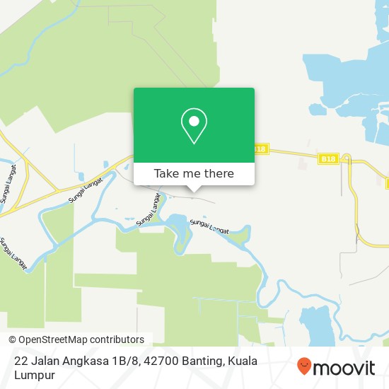 22 Jalan Angkasa 1B / 8, 42700 Banting map