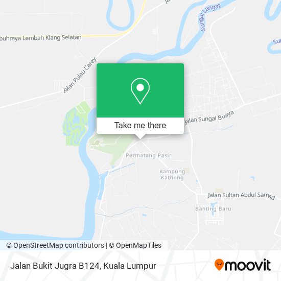 Jalan Bukit Jugra B124 map