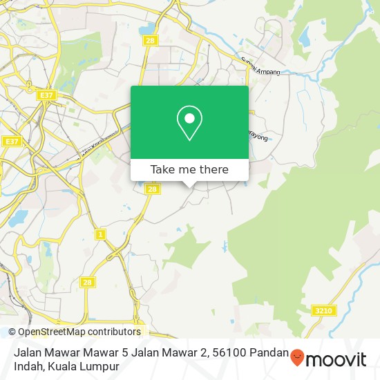 Jalan Mawar Mawar 5 Jalan Mawar 2, 56100 Pandan Indah map