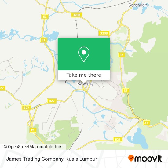 James Trading Company map