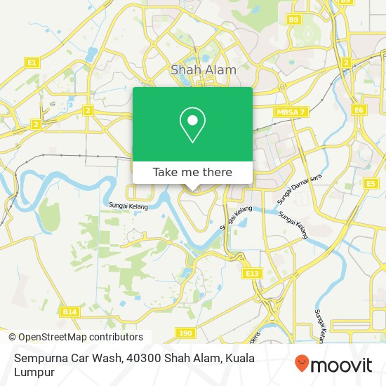 Sempurna Car Wash, 40300 Shah Alam map