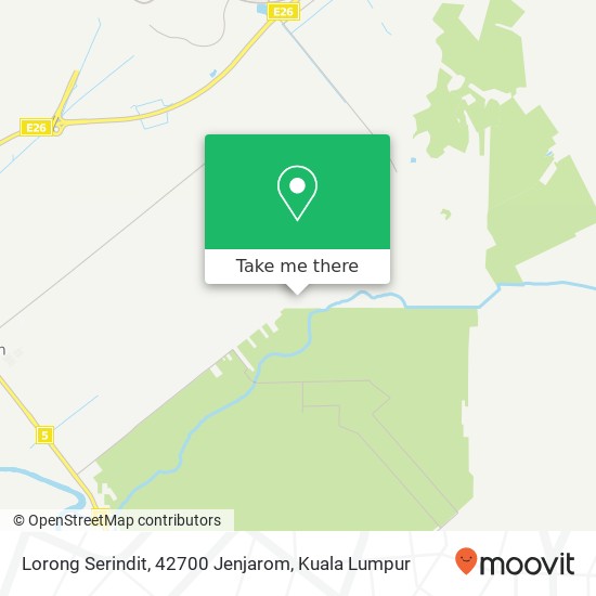 Peta Lorong Serindit, 42700 Jenjarom