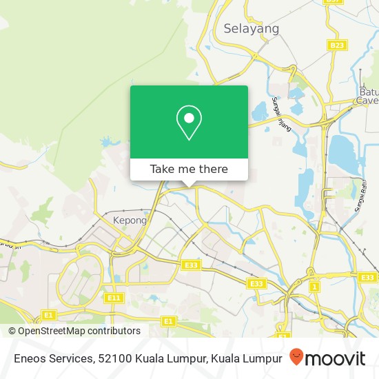 Eneos Services, 52100 Kuala Lumpur map