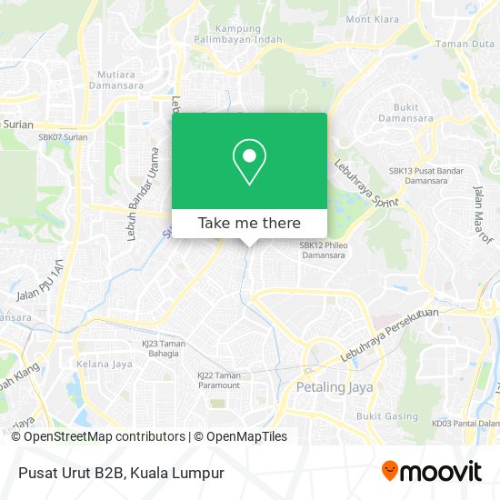 Pusat Urut B2B map