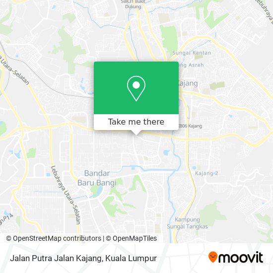 Peta Jalan Putra Jalan Kajang