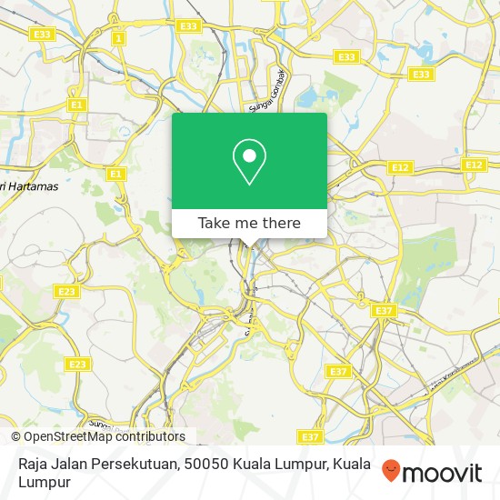 Peta Raja Jalan Persekutuan, 50050 Kuala Lumpur