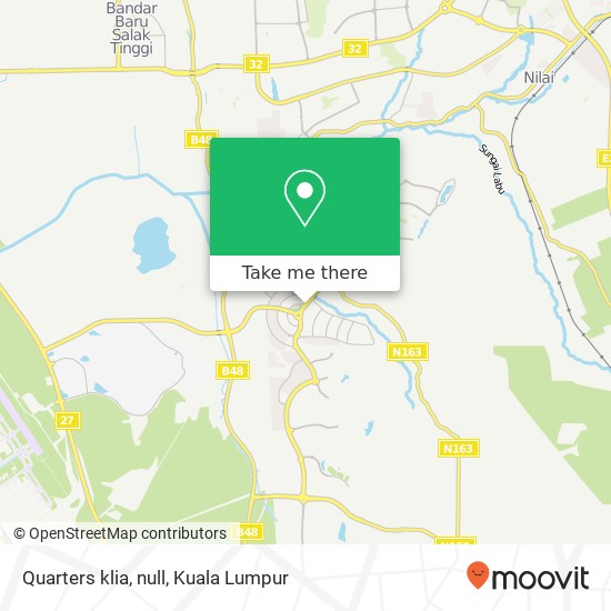 Quarters klia, null map