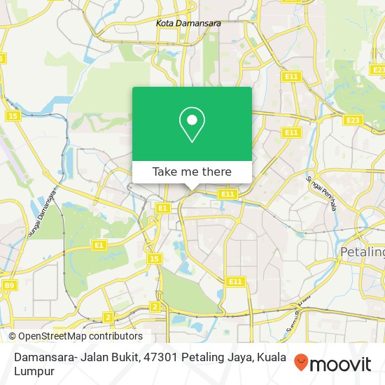 Damansara- Jalan Bukit, 47301 Petaling Jaya map