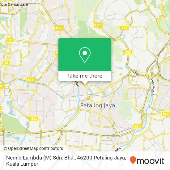 Nemic-Lambda (M) Sdn. Bhd., 46200 Petaling Jaya map