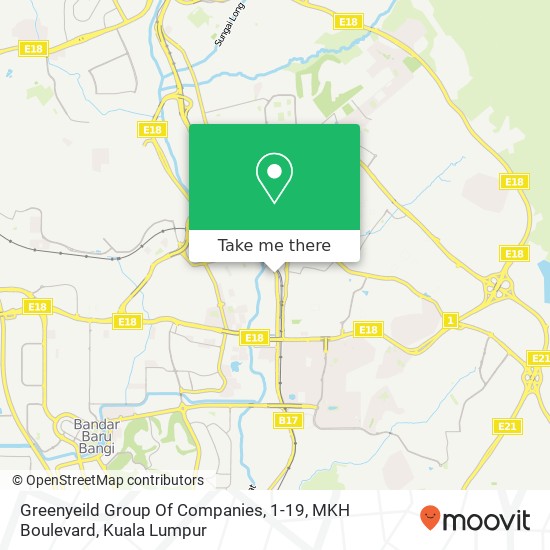 Greenyeild Group Of Companies, 1-19, MKH Boulevard map