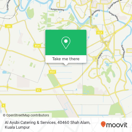 Peta Al Ayubi Catering & Services, 40460 Shah Alam