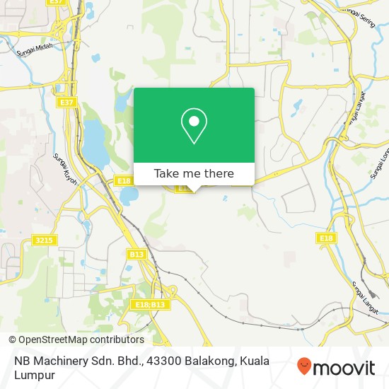 NB Machinery Sdn. Bhd., 43300 Balakong map