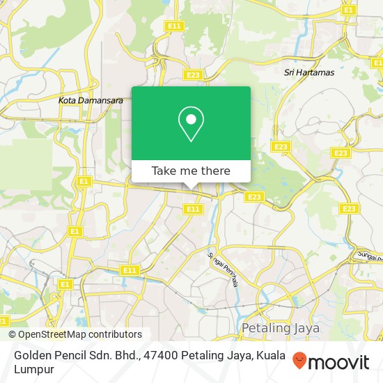 Peta Golden Pencil Sdn. Bhd., 47400 Petaling Jaya