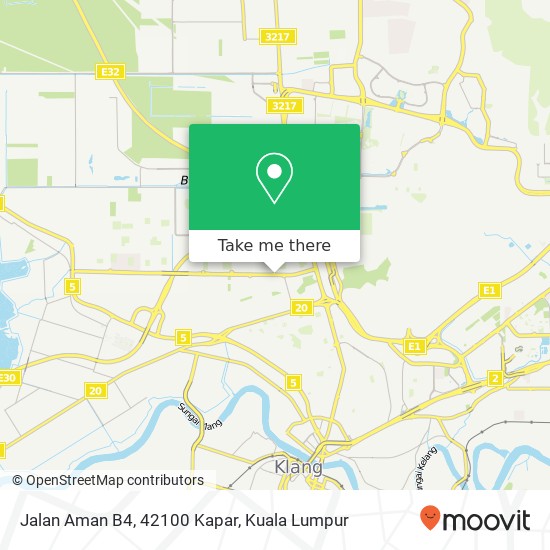 Jalan Aman B4, 42100 Kapar map