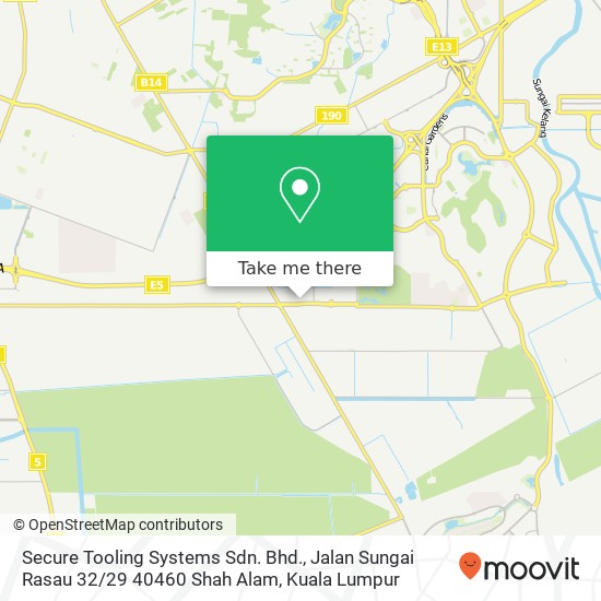Peta Secure Tooling Systems Sdn. Bhd., Jalan Sungai Rasau 32 / 29 40460 Shah Alam