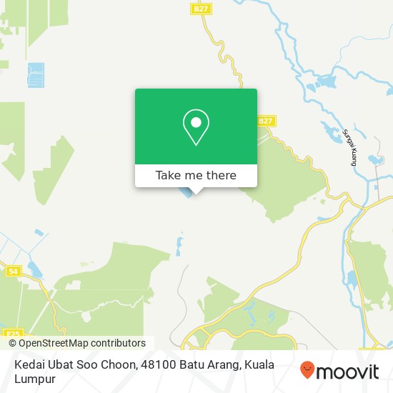 Kedai Ubat Soo Choon, 48100 Batu Arang map