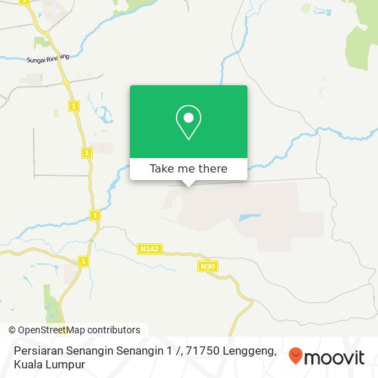 Persiaran Senangin Senangin 1 /, 71750 Lenggeng map