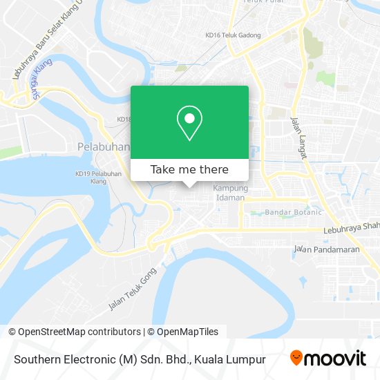 Southern Electronic (M) Sdn. Bhd. map
