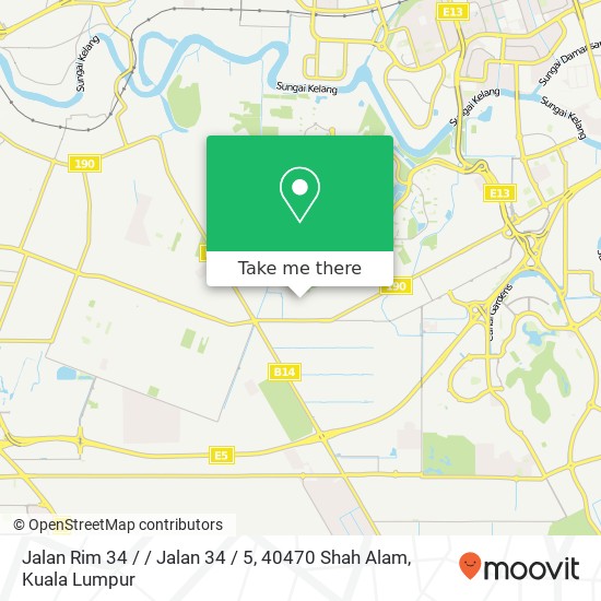 Peta Jalan Rim 34 / / Jalan 34 / 5, 40470 Shah Alam