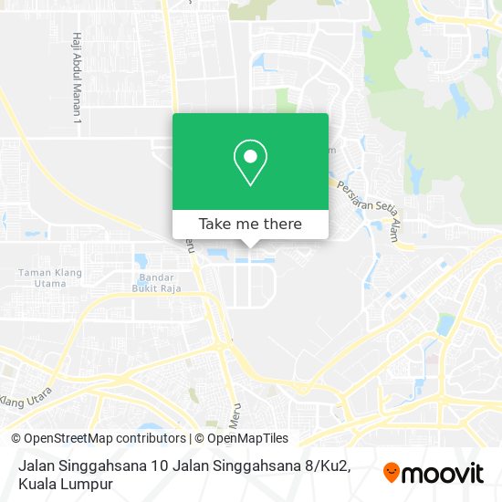 Jalan Singgahsana 10 Jalan Singgahsana 8 / Ku2 map