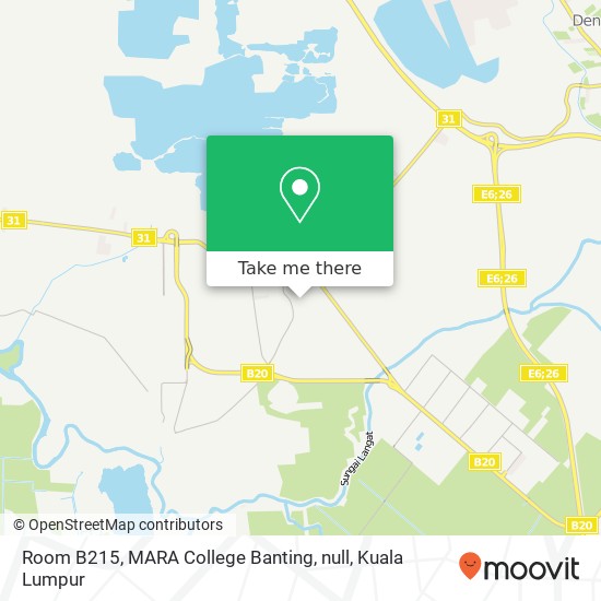 Room B215, MARA College Banting, null map