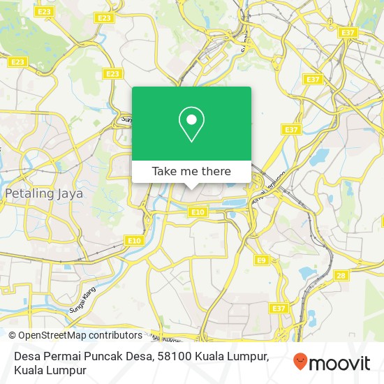 Desa Permai Puncak Desa, 58100 Kuala Lumpur map