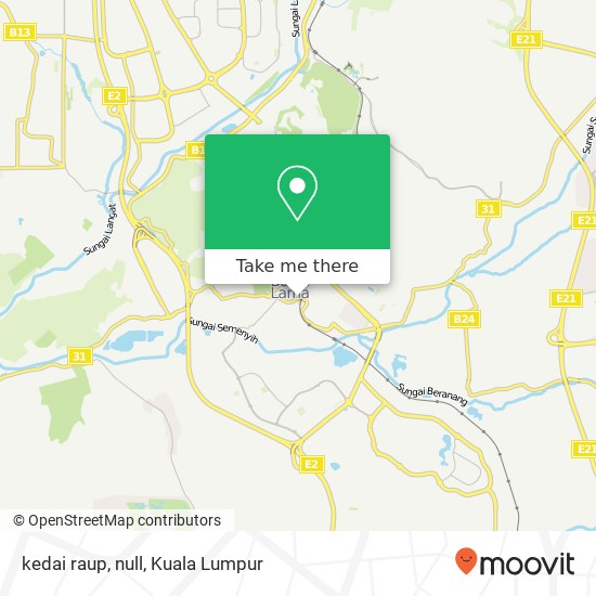 kedai raup, null map