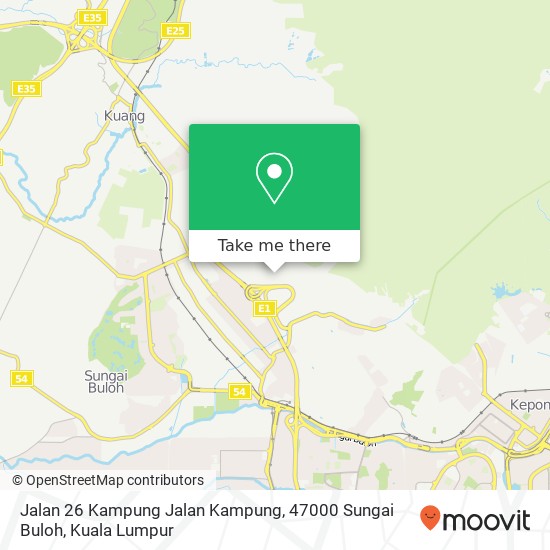 Peta Jalan 26 Kampung Jalan Kampung, 47000 Sungai Buloh