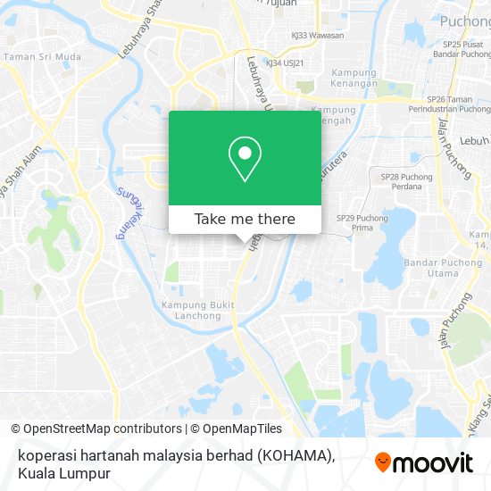 Peta koperasi hartanah malaysia berhad (KOHAMA)
