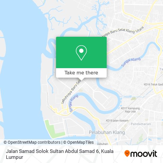 Peta Jalan Samad Solok Sultan Abdul Samad 6