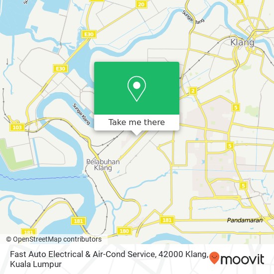 Fast Auto Electrical & Air-Cond Service, 42000 Klang map