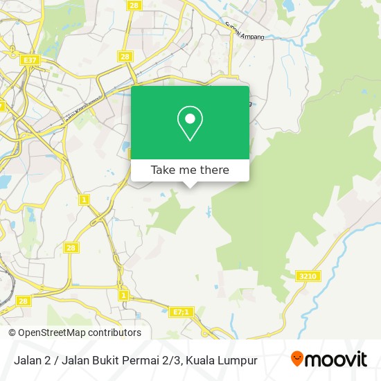 Jalan 2 / Jalan Bukit Permai 2 / 3 map