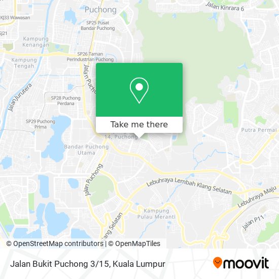 Jalan Bukit Puchong 3/15 map