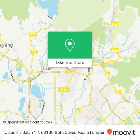 Jalan 3 / Jalan 1 /, 68100 Batu Caves map