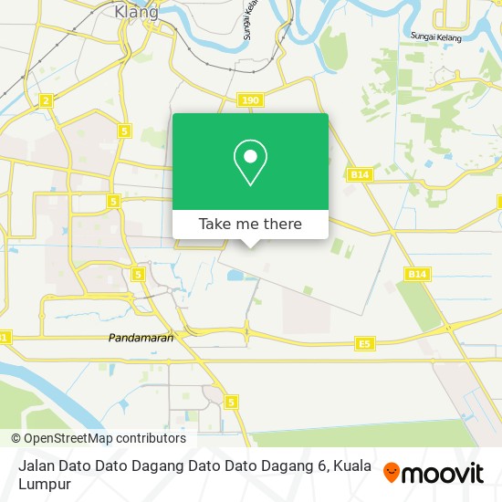 Jalan Dato Dato Dagang Dato Dato Dagang 6 map