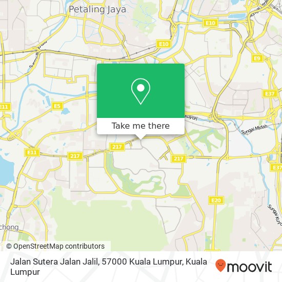 Peta Jalan Sutera Jalan Jalil, 57000 Kuala Lumpur