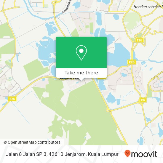 Peta Jalan 8 Jalan SP 3, 42610 Jenjarom