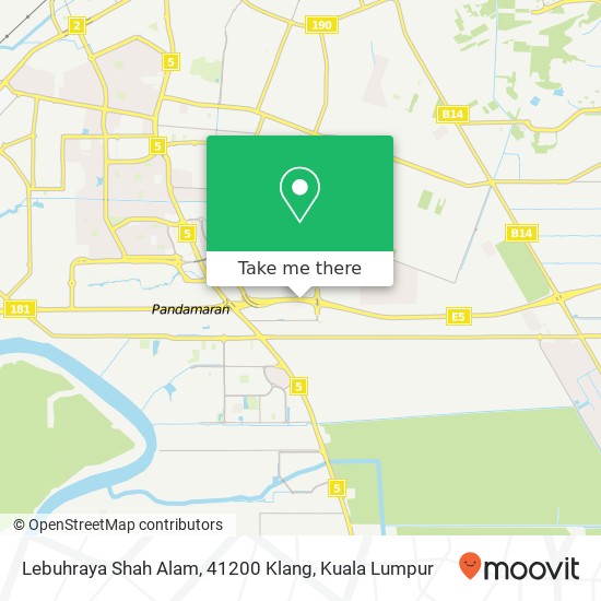 Lebuhraya Shah Alam, 41200 Klang map