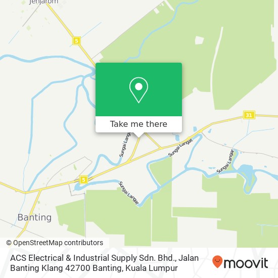 ACS Electrical & Industrial Supply Sdn. Bhd., Jalan Banting Klang 42700 Banting map