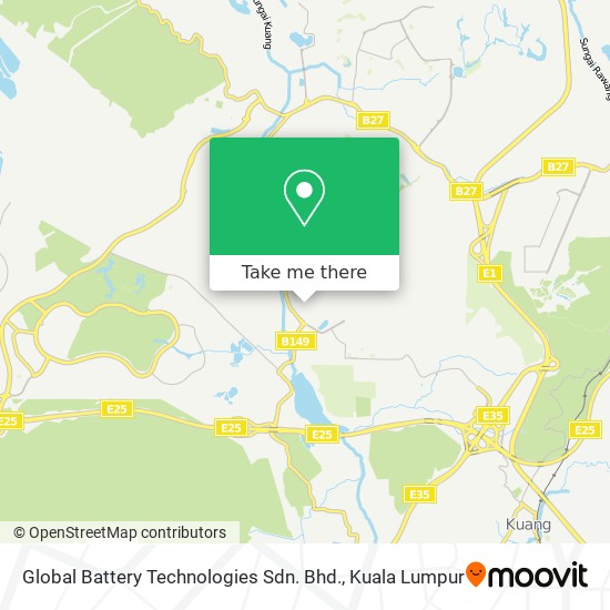 Global Battery Technologies Sdn. Bhd. map