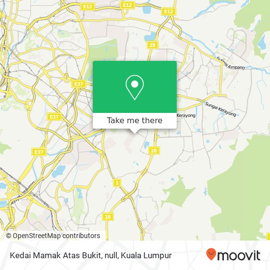 Kedai Mamak Atas Bukit, null map