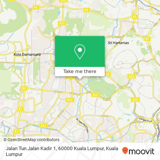 Jalan Tun Jalan Kadir 1, 60000 Kuala Lumpur map