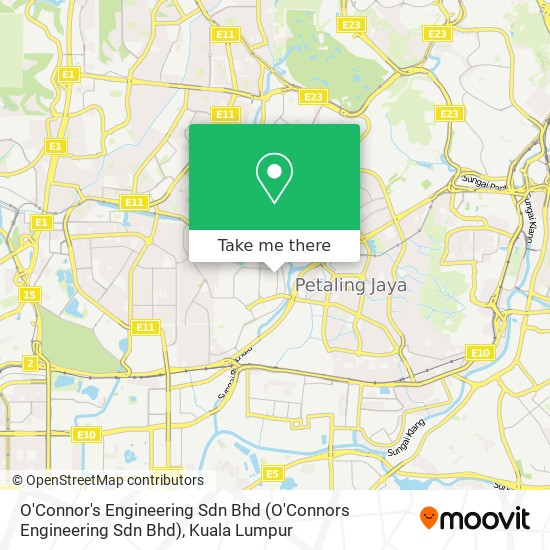 O'Connor's Engineering Sdn Bhd (O'Connors Engineering Sdn Bhd) map