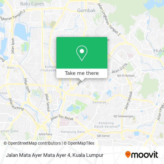 Jalan Mata Ayer Mata Ayer 4 map