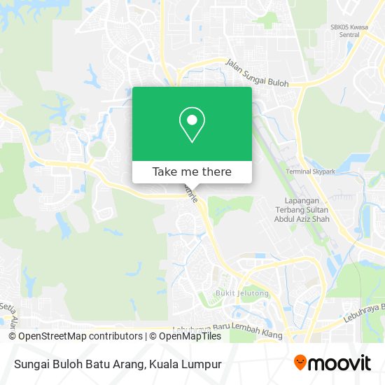 Sungai Buloh Batu Arang map