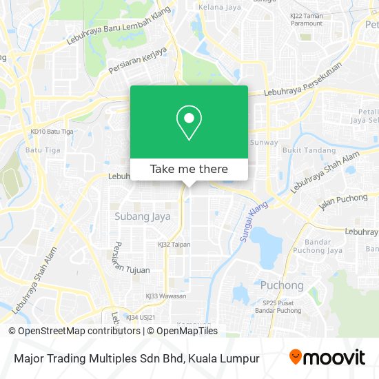 Major Trading Multiples Sdn Bhd map