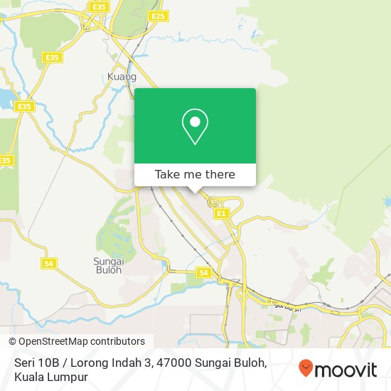 Seri 10B / Lorong Indah 3, 47000 Sungai Buloh map